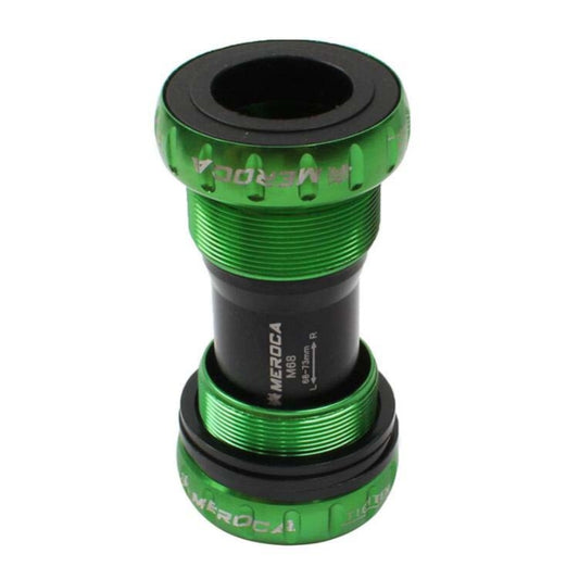 Meroca Mountain Bike Bottom Axle One Hollow Bb Bicycle Screw-In Bottom(Green) by bashfashion