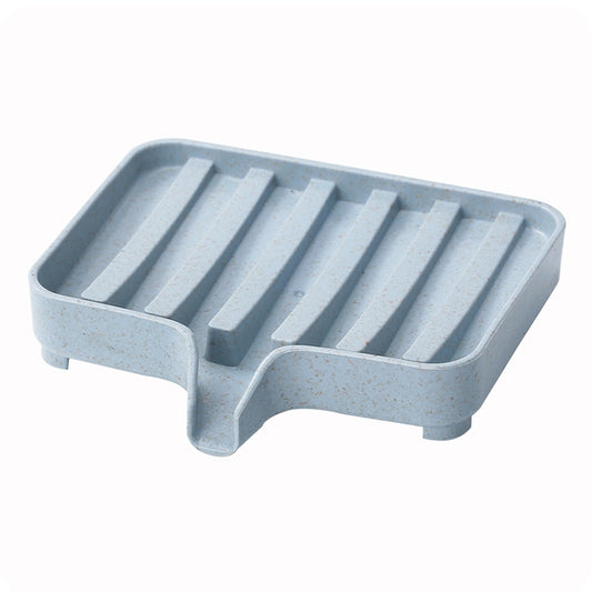 Plastic Soap Dish Storage Box(Blue) by bashfashion