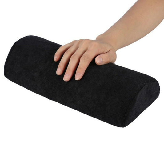 Soft Hand Rests Washable Hand Cushion Sponge Pillow Holder Arm Rests Nail Art Manicure Hand Pillow Cushion(Black) by bashfashion
