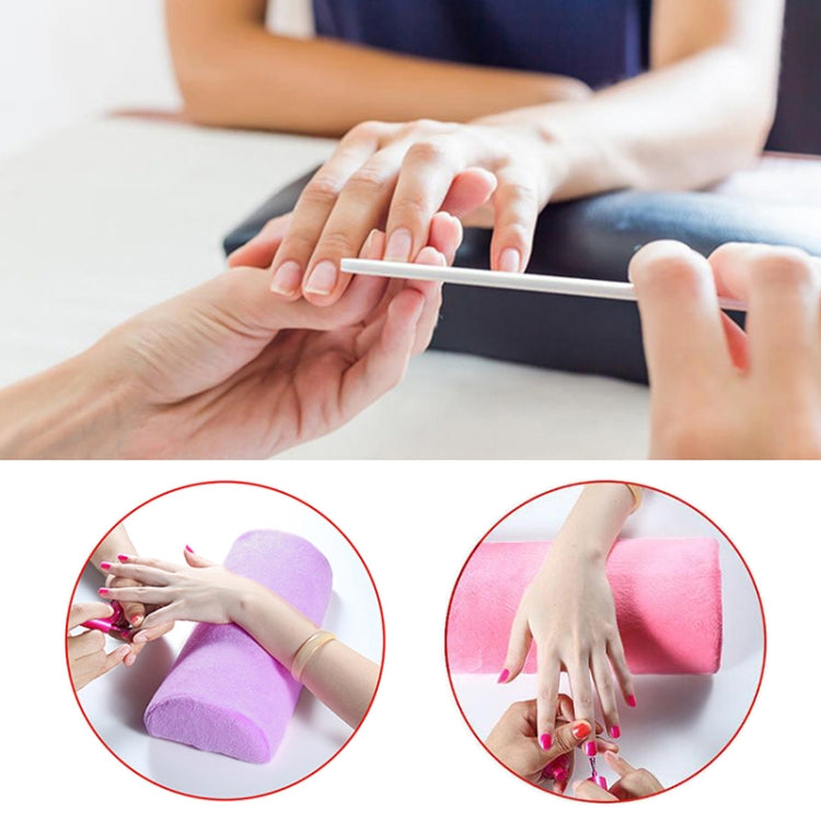 Soft Hand Rests Washable Hand Cushion Sponge Pillow Holder Arm Rests Nail Art Manicure Hand Pillow Cushion(Red) by bashfashion