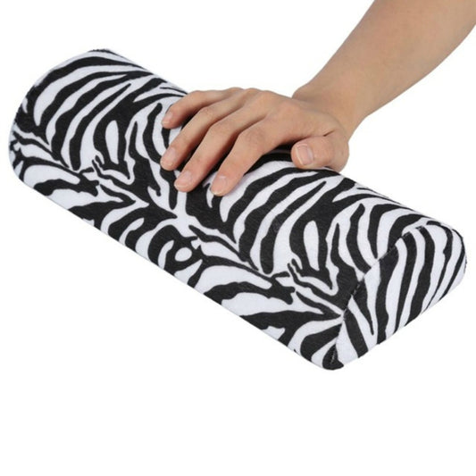 Soft Hand Rests Washable Hand Cushion Sponge Pillow Holder Arm Rests Nail Art Manicure Hand Pillow Cushion(Zebra Pattern) by bashfashion