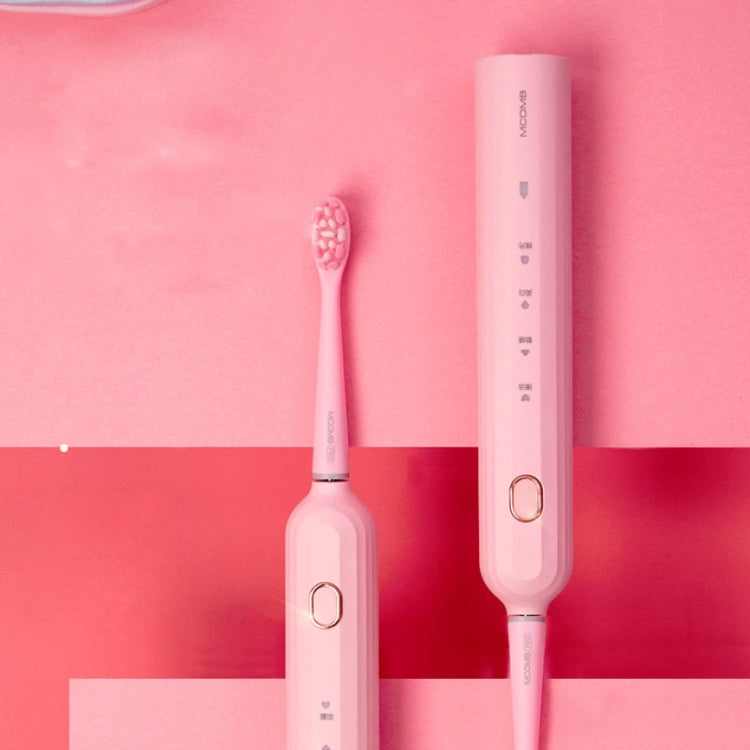 Adult Magnetic Levitation Sonic Level 7 Waterproof Electric Toothbrush(Pink) by bashfashion