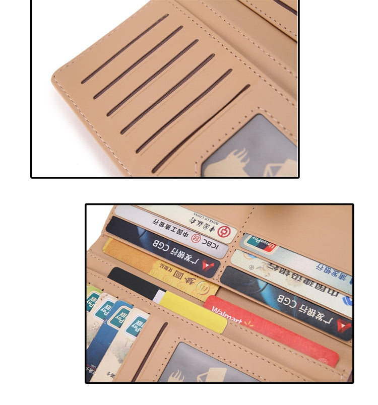 Long Gold Hollow Leaves Coin Purse Card Holders Wallet for Women(Black) by bashfashion