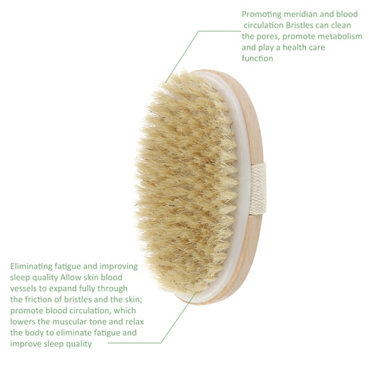 Soft Natural Bristle SPA Brush Without Handle by bashfashion