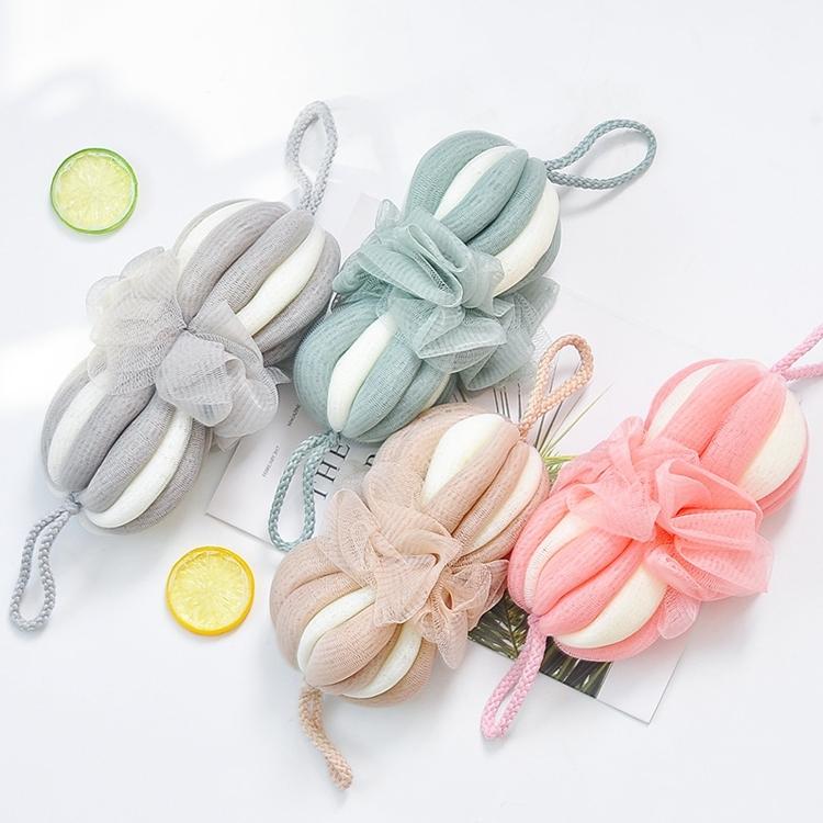 Bath Ball Rubbing Back Bath Towel Long Foam Net Bath Brush(Green) by bashfashion