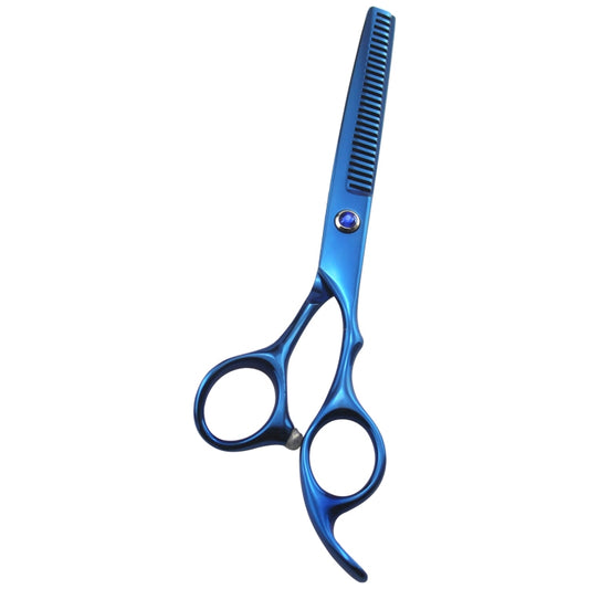 Professional Hair Cutting Scissor Hairdressing Kit Thinning Scissors Barber(Blue Thinning(SXLC-604T)) by bashfashion