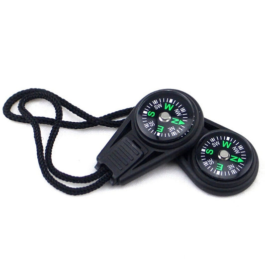 10 PCS Key Chain Mini Compass Gear Outdoor Camping Hiking Navigator Utility Gear Survival Pocket Compass Tool(Black) by bashfashion