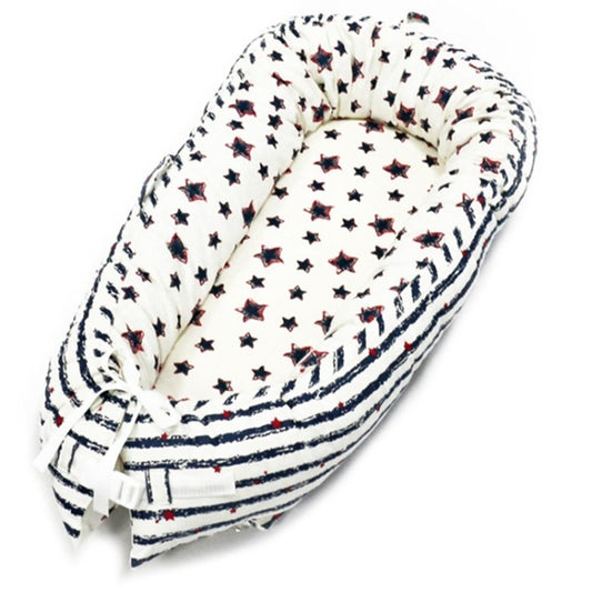 Baby Nest Bed Crib Portable Removable and Washable Crib Travel Bed Cotton Cradle for Children Infant Kids(BY-2024) by bashfashion