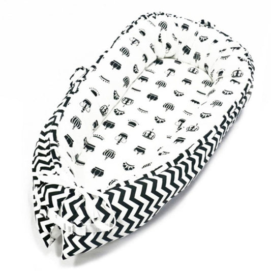 Baby Nest Bed Crib Portable Removable and Washable Crib Travel Bed Cotton Cradle for Children Infant Kids(BY-2051) by bashfashion