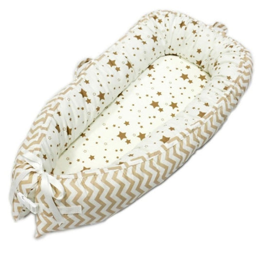 Baby Nest Bed Crib Portable Removable and Washable Crib Travel Bed Cotton Cradle for Children Infant Kids(BY-2054) by bashfashion