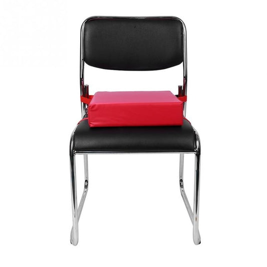 Kids Increased Chair Pad Removable Kid Highchair Seat Pad With Buckle Strap(Red) by bashfashion
