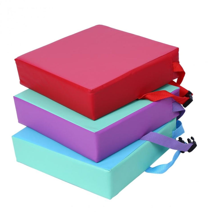 Kids Increased Chair Pad Removable Kid Highchair Seat Pad With Buckle Strap(Red) by bashfashion