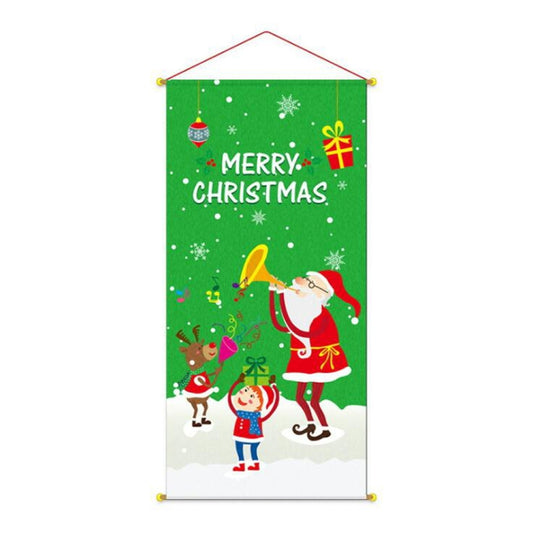 Christmas Party Decoration Supplies Shopping Mall Hotel Restaurant Shop Decoration Christmas Poster(005) by bashfashion