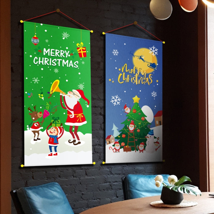 Christmas Party Decoration Supplies Shopping Mall Hotel Restaurant Shop Decoration Christmas Poster(004) by bashfashion