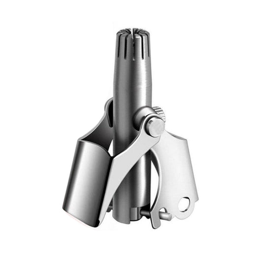 Manual Nose Hair Trimmer Stainless Steel Manual Nose Hair Trimming Shaving Nose Hair Unisex by bashfashion