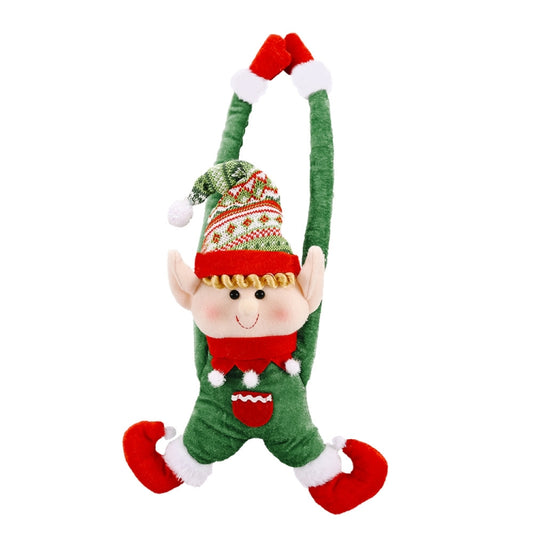 Christmas Decoration Fairy Curtain Buckle Door Hanging(Green) by bashfashion