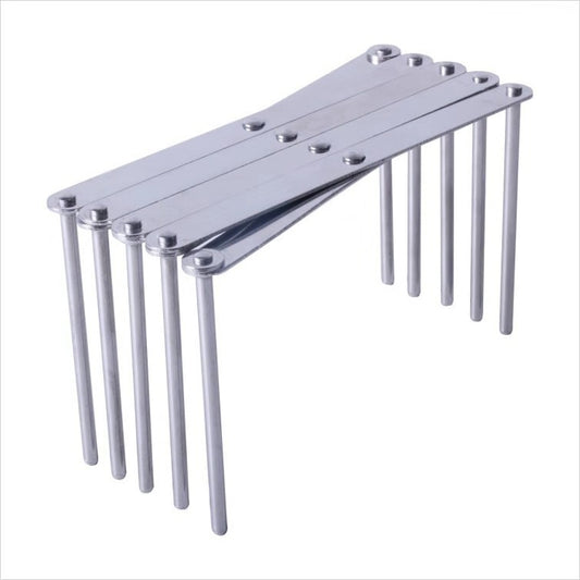 Retractable Storage Rack Kitchen Foldable Multifunctional Steam Rack Stainless Steel Kitchen Utensil Rack by bashfashion