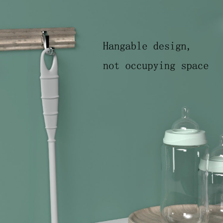 Silicone Baby Bottle Long Handle Cup Cleaning Brush 360 Degree Rotating Bottle Brush(Green) by bashfashion