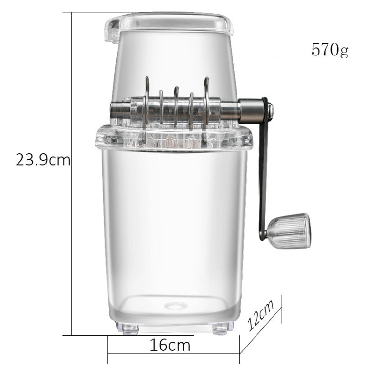 Small Household Manual Ice Crusher Multifunctional DIY Hand-Cranked Ice Machine by bashfashion