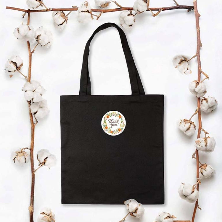 Roll Seal Sticker Thank You Sticker Flower Decoration Sticker Label, Size: 2.5cm / 1inch(A-59) by bashfashion