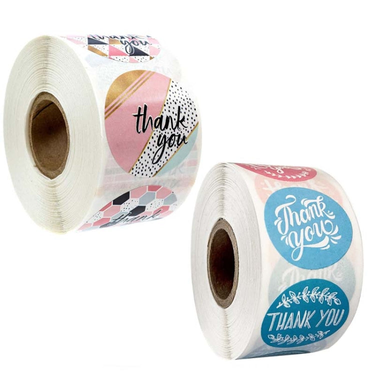 Roll Seal Sticker Thank You Handmade Wedding Decoration Sticker Label, Size: 2.5cm/1 inch(A-32) by bashfashion