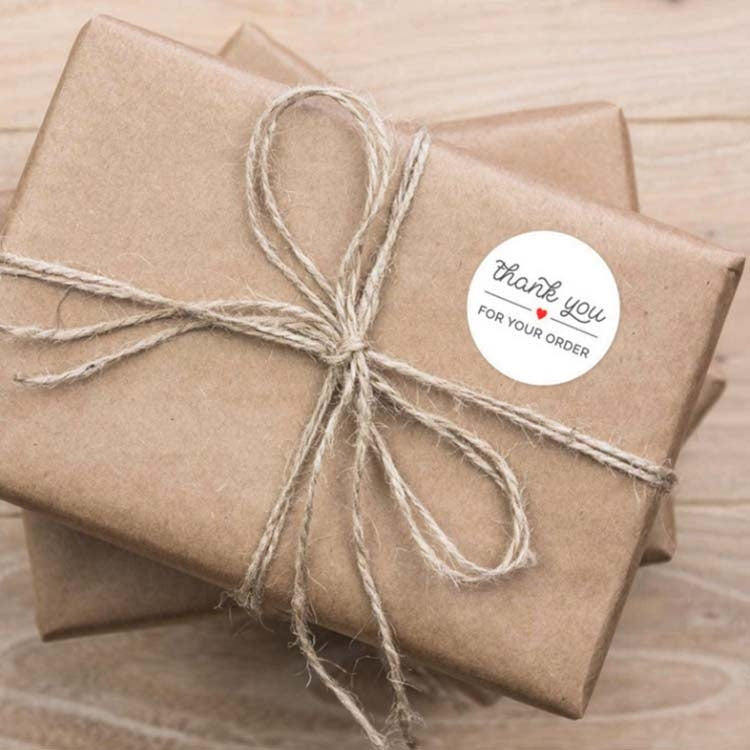Roll Seal Stickers Thank You Stickers Wedding Decoration Stickers Label, Size: 2.5cm/1inch(A-9) by bashfashion