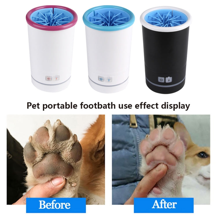 Pets Automatic Foot-Washing Cup Cats Dogs Extremities Cleaning Artifact, Size:S 6-11cm(Black) by bashfashion