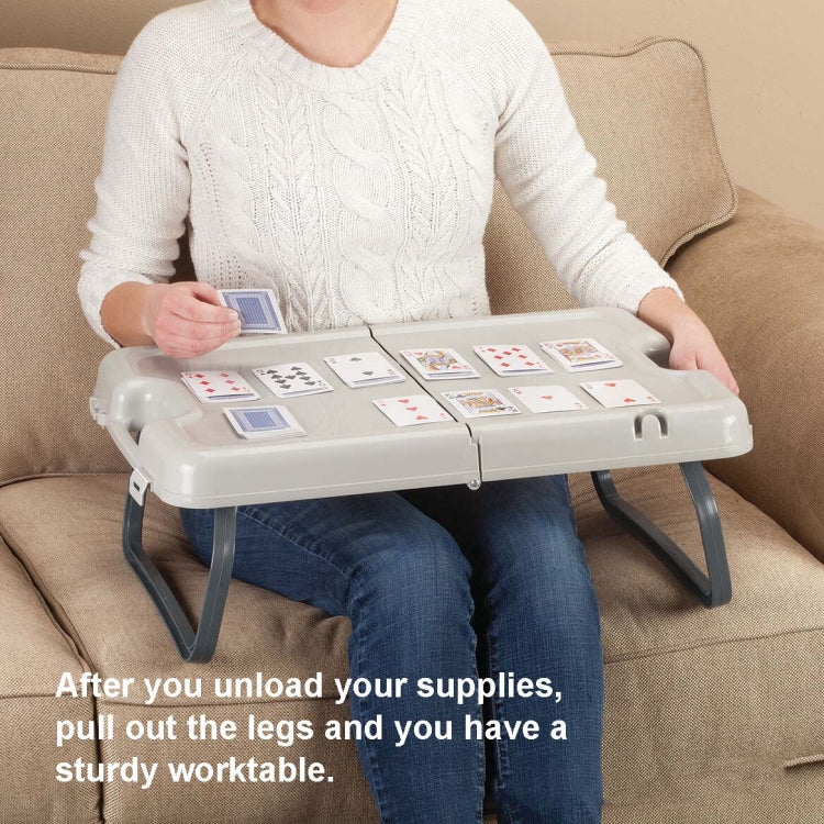 Multi-Purpose Folding Table Picnic Table Storage Table by bashfashion