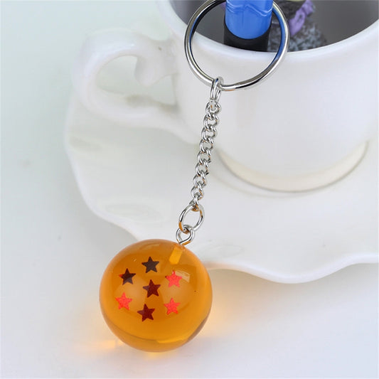 2 PCS Anime 7 Stars Balls 2.7cm PVC Figures Toys Keychain(7 star) by bashfashion
