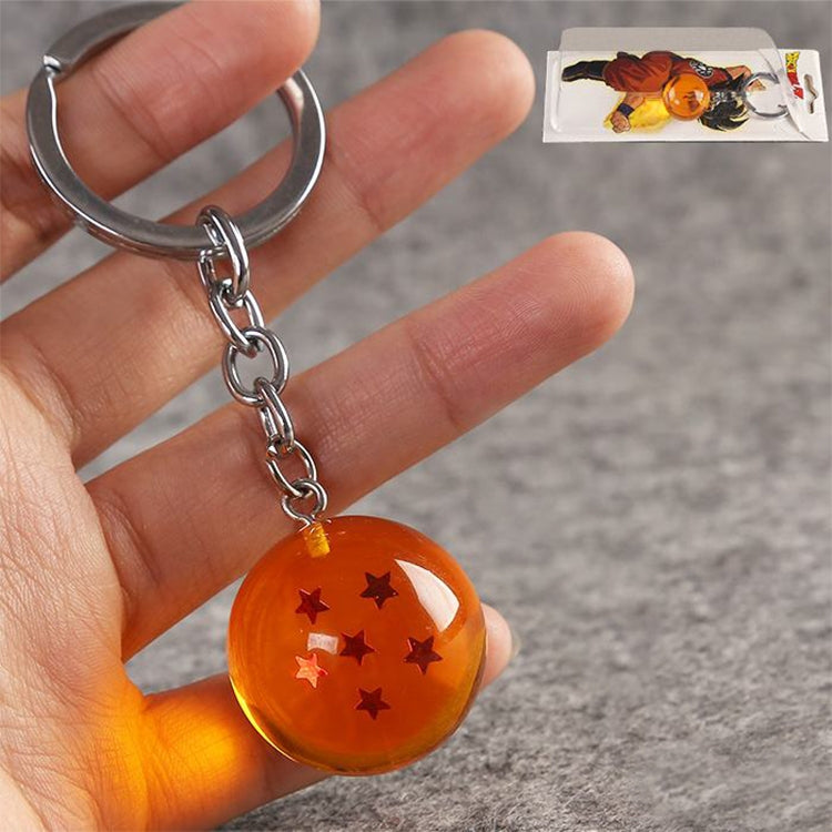 2 PCS Anime 7 Stars Balls 2.7cm PVC Figures Toys Keychain(7 star) by bashfashion