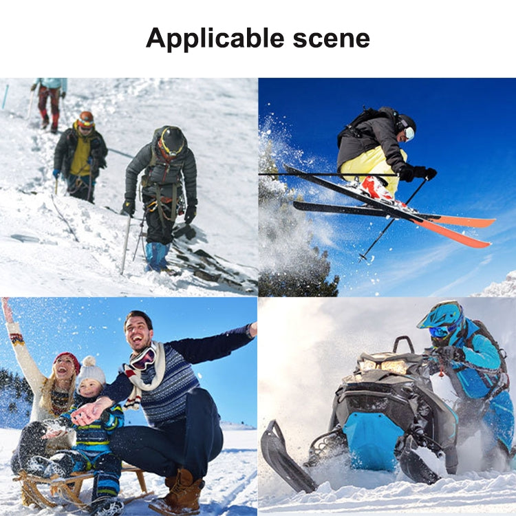 Winter Thermal Ski Gloves Outdoor Waterproof Velvet Gloves Thickening Touch Screen Motorcycle Gloves, Size: XL(Red) by bashfashion