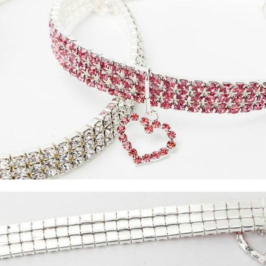 Pet Supplies Elastic Love Cats And Dogs Accessories Pet Collars, Size:S(White) by bashfashion