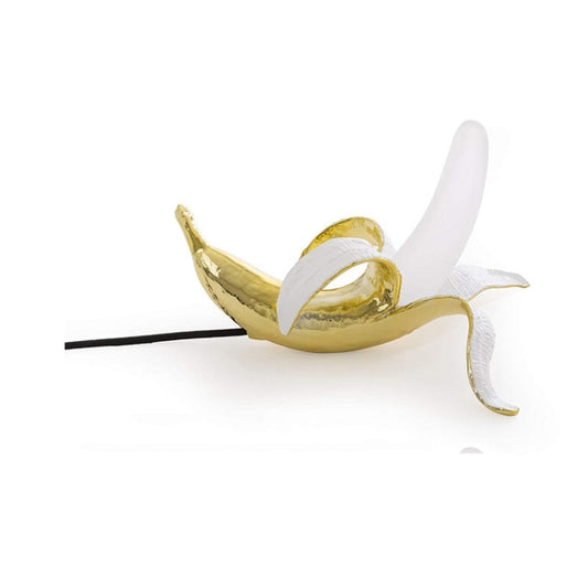 Banana Table Lamp Bedroom Decoration Lamp, Specification: AU Plug, Style:Prone Posture(Plating) by bashfashion