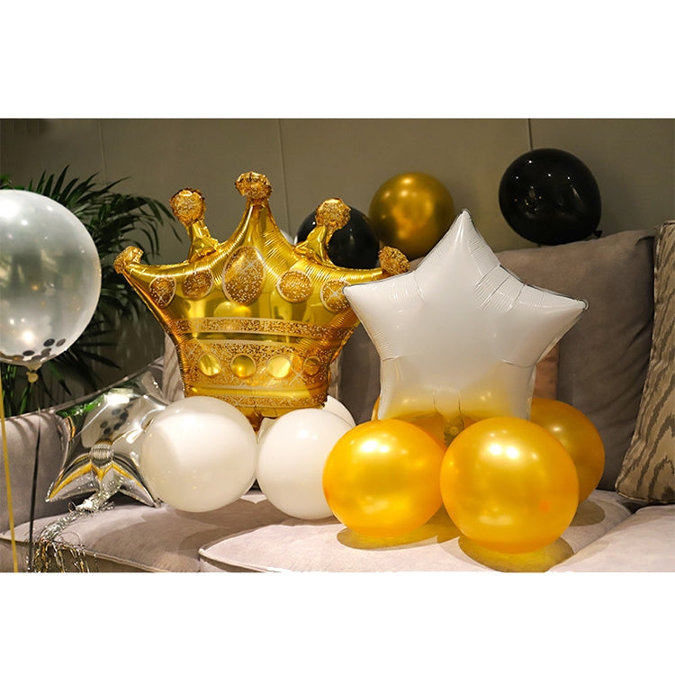 Happy Birthday Girl Boy Aluminum Film Balloon Scene Decoration Set Background Wall Decoration Adult Party Decoration Supplies(Golden) by bashfashion