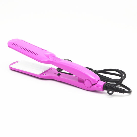 220V Professional Ceramic Corrugated Curling Iron(Rose red) by bashfashion
