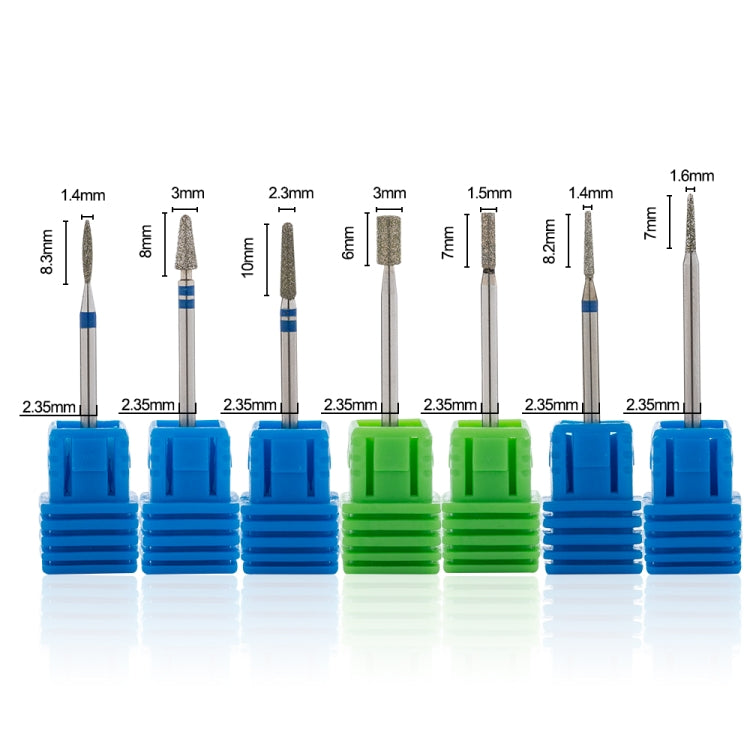 3 PCS Nail Tungsten Steel Alloy Grinding Head Polishing Tool Grinding Machine Special Grinding Head Tool(04) by bashfashion