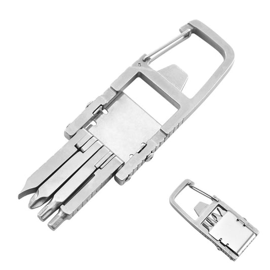 13 in 1 Multifunctional Stainless Steel Combination Batch Head Small Tool Foldable Outdoor Emergency Tool by bashfashion