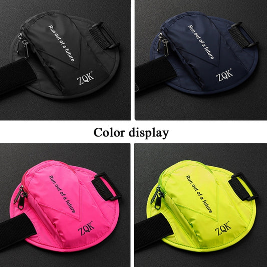 ZQK Sports Reflective Arm Bag Night Running Mobile Phone Arm Bag Is Suitable For Mobile Phones Under 6 Inches(Rose Red) by bashfashion