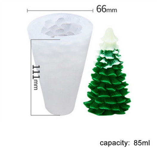 SX-SD-44 Christmas Cake Decoration Silicone Mold DIY Aroma Candle Baking Mold by bashfashion