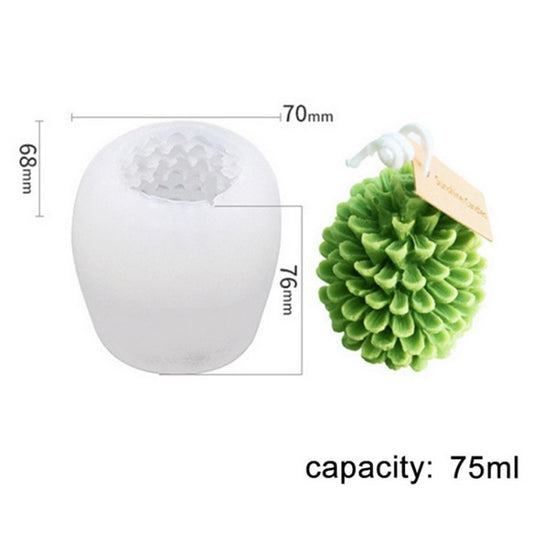 SX-SD-48 Christmas Cake Decoration Silicone Mold DIY Aroma Candle Baking Mold by bashfashion