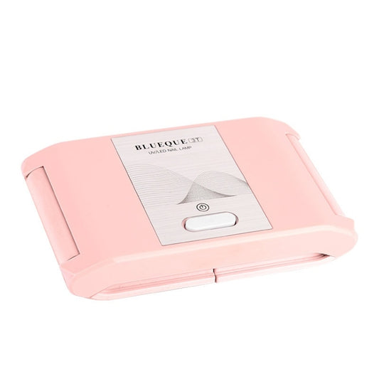 BLUEQUE 36W Manicure Lamp Rechargeable Portable Folding LED/UV Phototherapy Machine Nail Lamp, Specification:Battery Type(Pink) by BLUEQUE