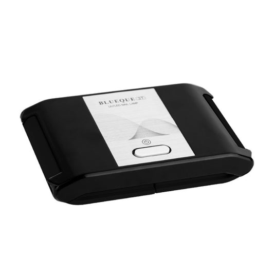 BLUEQUE 36W Manicure Lamp Rechargeable Portable Folding LED/UV Phototherapy Machine Nail Lamp, Specification:Battery Type(Black) by BLUEQUE