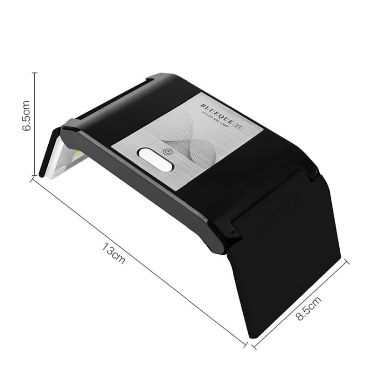 BLUEQUE 36W Manicure Lamp Rechargeable Portable Folding LED/UV Phototherapy Machine Nail Lamp, Specification:Battery Type(Pink) by BLUEQUE