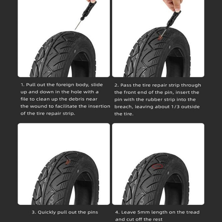 CYCLINGBOX Mountain Bike Vacuum Aluminum Alloy Tire Repair Tool Bicycle Repair Integrated Storage Design Tool(Silver) by CYCLINGBOX