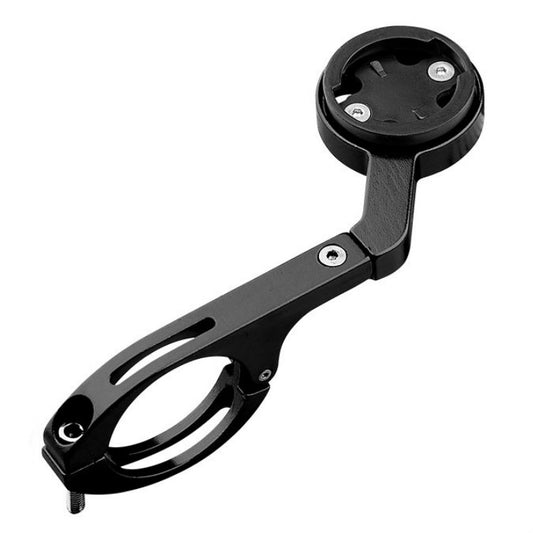 Bicycle Mountain Bike Aluminum Alloy Code Table Stand Universal Code Table Extension Flashlight Bracket(Black) by bashfashion