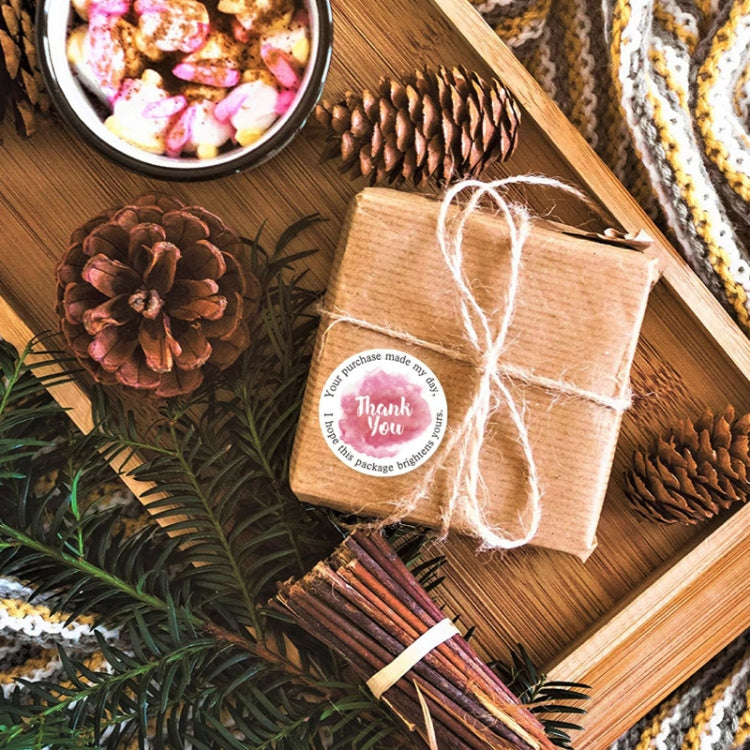 Handicraft Decoration Envelope Seal Sticker Thank You Label, Size: 2.5 cm / 1 inch(A-149) by bashfashion