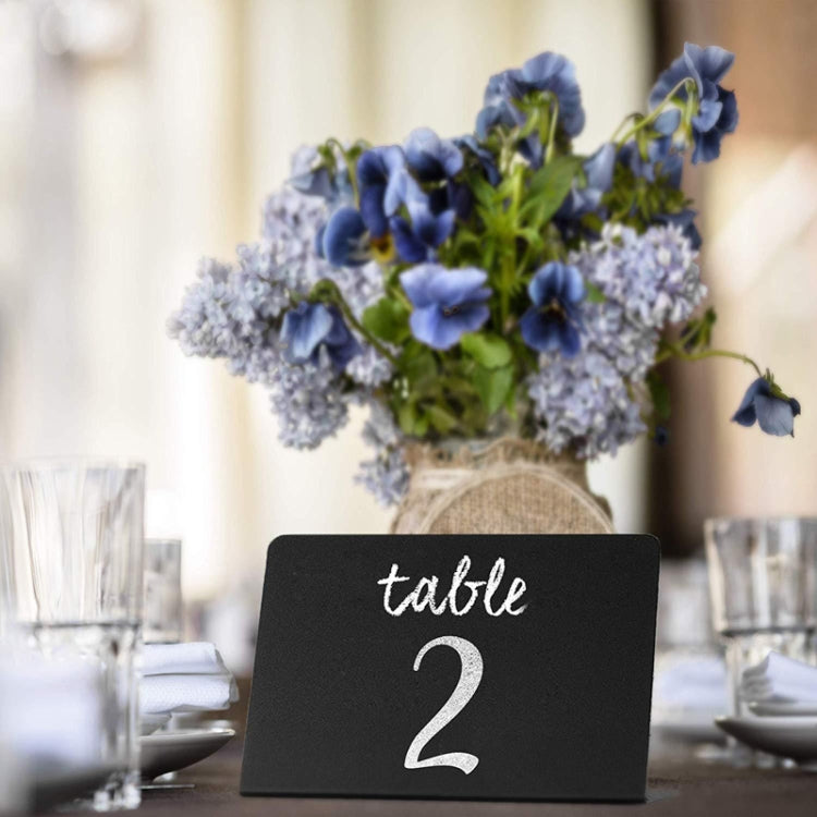 Acrylic Organic Glass Small Blackboard Wedding Party Desktop Display Countertop Home Desktop Decoration Small Blackboard(7.62x10.16cm) by bashfashion