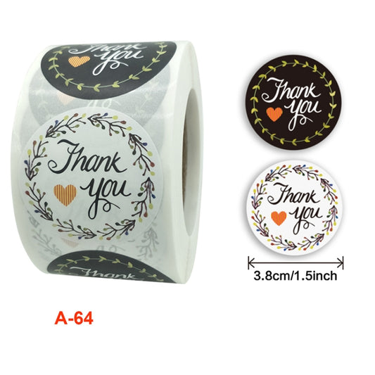 Sealing Sticker Holiday Decoration Label, Size: 3.8cm / 1.5inch(A-64) by bashfashion