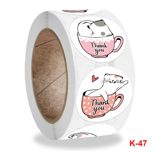 K-47 3 PCS Children Toy Stickers Office Stationery Decoration Label Sealing Sticker, Size: 2.5cm / 1inch by bashfashion
