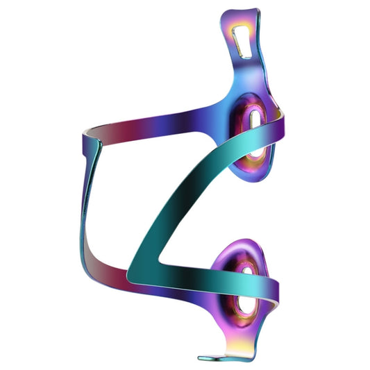 CYCLINGBOX Bicycle Aluminum Alloy Bottle Cage One-Piece Vacuum Plating Bottle Cage Bilateral Positive Opening Bottle Cage(Colorful) by CYCLINGBOX